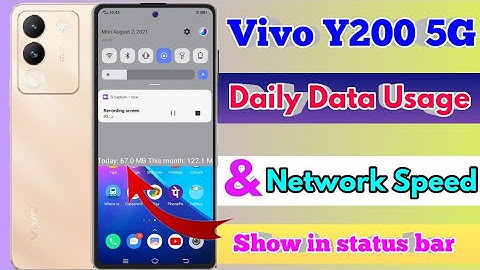 vivo y200 5g data usage settings, vivo y200 5g data speed setting