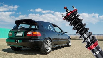 Honda Civic EG 1992-1995 Coilover Install Instructions Function & Form Suspension