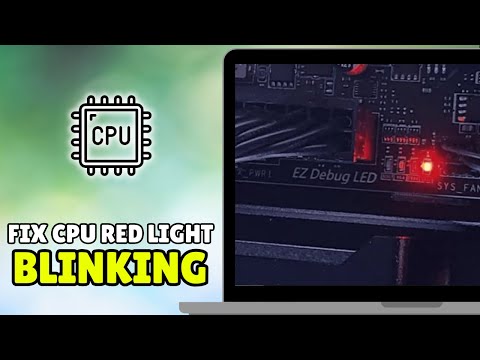 How To Fix CPU Red Light Blinking (2026) - MSI EZ Debug CPU LED FIXED