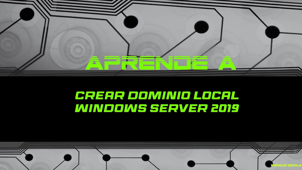 Crear Dominio Windows Server 2019 - YouTube