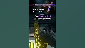 ZERO RECOIL Kastov 545 👀 #shorts #warzone #cod #classsetups