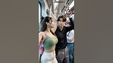 Seoul Subway Crowds 🚇 Daily Life Inside the Metro 🇰🇷 #subway #aiart #지하철