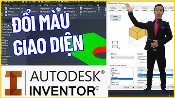 Thay đổi màu sắc giao diện trong Autodesk Inventor #khanhacademy #inventor #motivation #cnc #ME