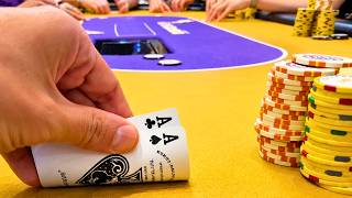 HUGE All-In With POCKET ACES (Mega-Cooler)