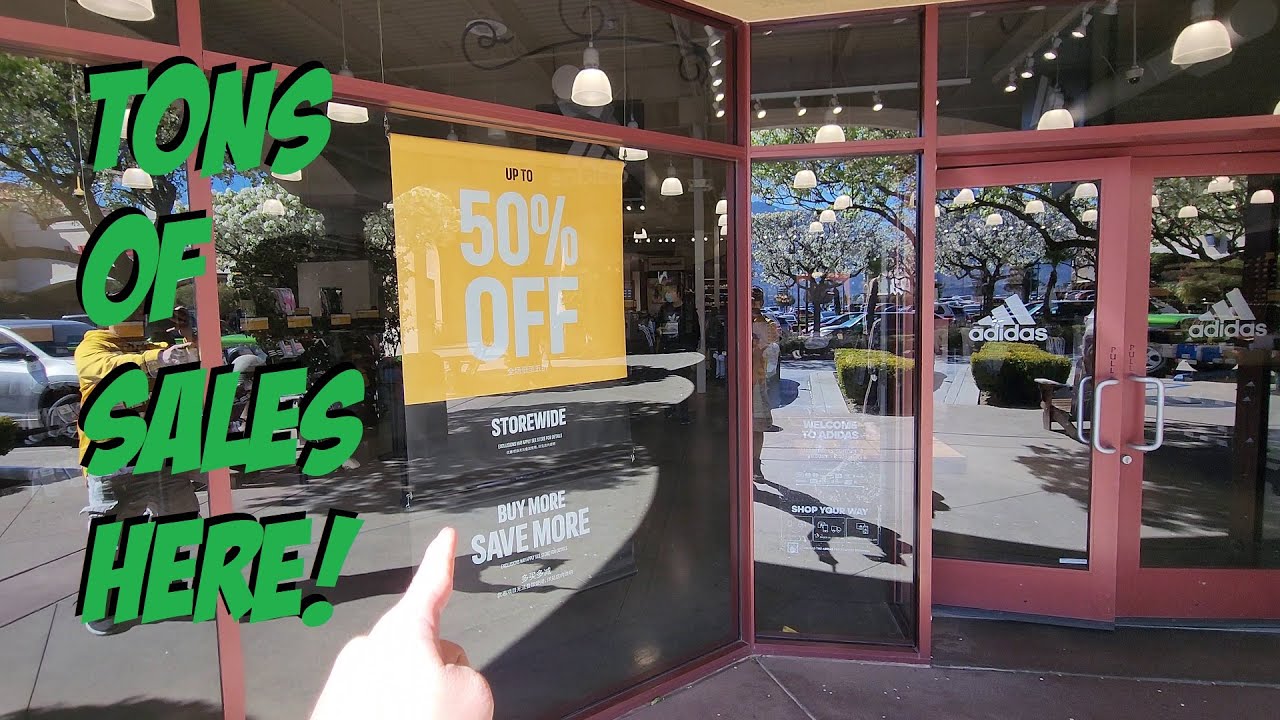 Adidas Outlet Deals Better Than Nike Outlets?? - YouTube