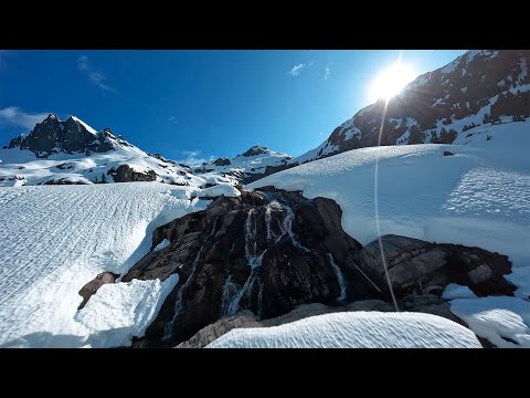 Long range FPV - Waterfalls, Mountain Peaks & Snow Fields