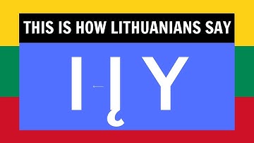 How to Pronounce Lithuanian Letters I, Į & Y – Beginner’s Guide