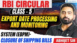 IBPS PO Mains 2025 | RBI Master CIRCULAR CLASS 5 | Export Date Processing & Monitoring |Abhijeet Sir
