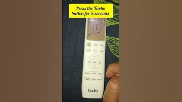 Change temperature unit on Enviro DC inverter #shorts #shortvideo #dcinverter