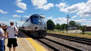 Amtraks Carl Sandburg in Galesburg, Illinois