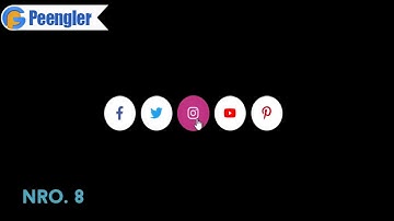 9 Botones para Redes Sociales - Social Media CSS 【 CÓDIGO 】