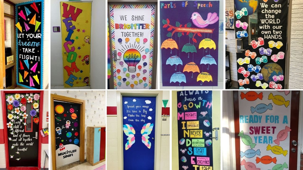 50 classroom door decoration ideas - YouTube