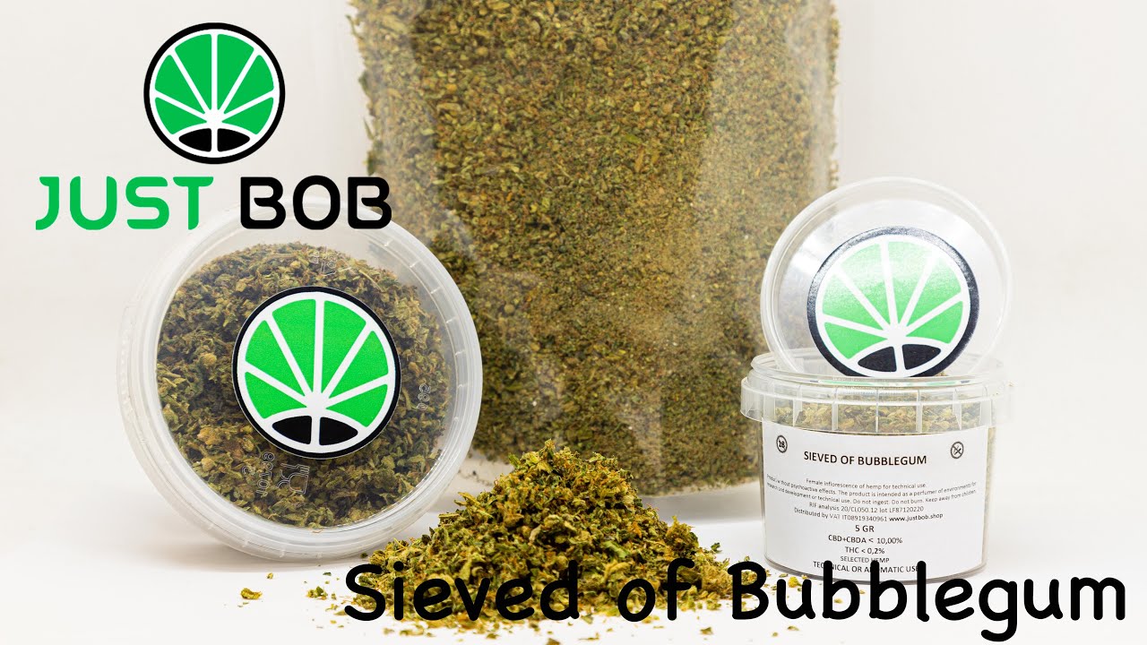Sieved of Bubblegum CBD - CBD Blüten Kaufen - JustBob [Deutsch]