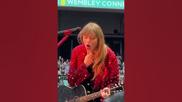 Taylor Swift swallows a bug during All too Well performance in London #erastour #taylor #ytshorts