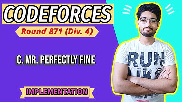 C. Mr. Perfectly Fine | Codeforces Round 871 (Div. 4) | IMPLEMENTATION