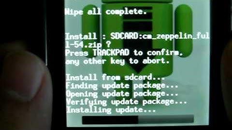 Installing a ROM on the Motorola CliqXT (Cyanogen Mod 7 (CM7) - Android 2.3 - Gingerbread)