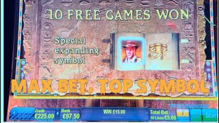 Slots Session Pt 5/5: £10,000 Jackpot Casino Slots, Max bet bonus on Dolphins Pearl & Book of Ra etc