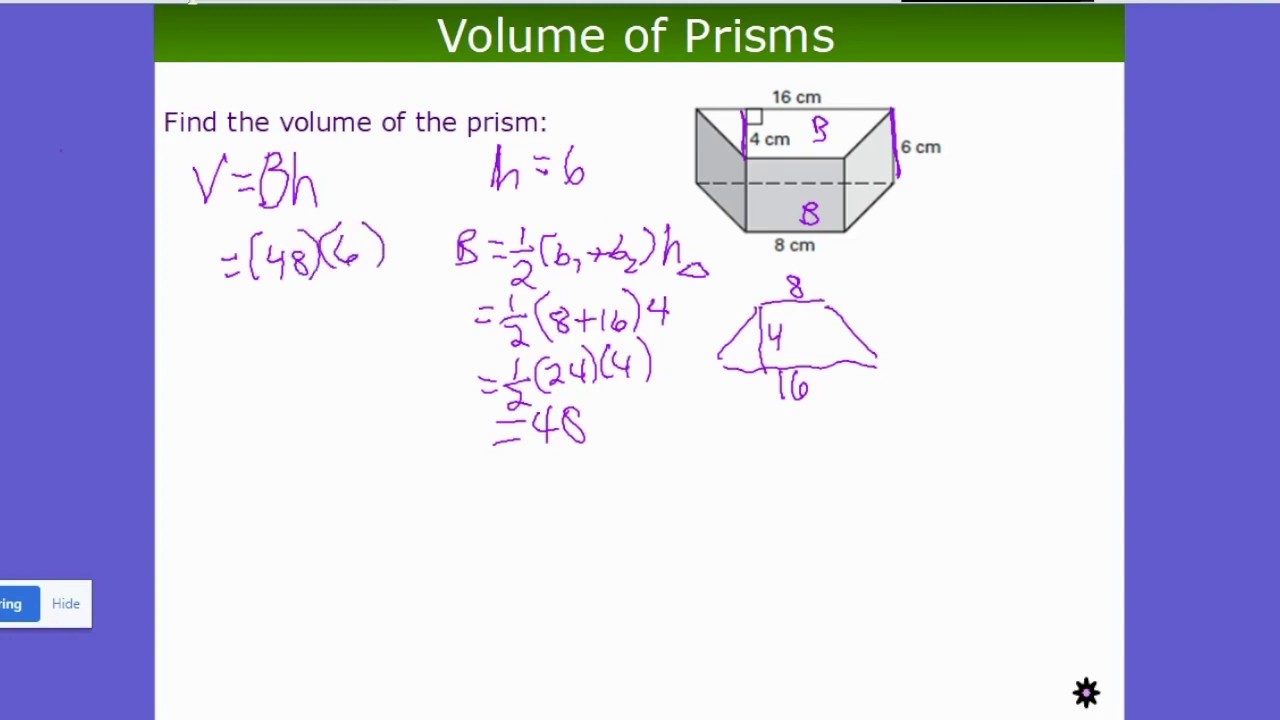 Volume Of Solids Youtube