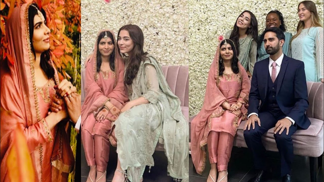Malala yousafzai wedding pictures and videos