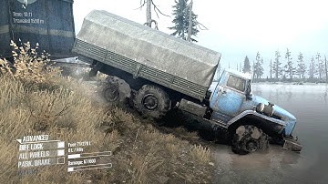 MudRunner - C 432010 + Trailer on the Deluge Map