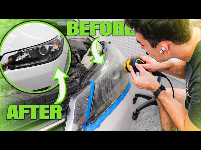 🔴 This is the best way to permanently restore your headlights of your car  