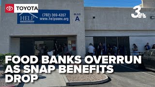 Las Vegas food banks, organizations rally to feed Nevadans as SNAP benefits remain sparse