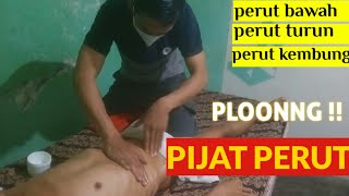 pijat perut bagian bawah sakit & terasa kembung - pijat perut pria