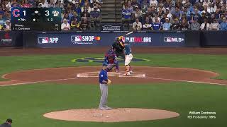 William Contreras' 9th home run of the 2026 season is a 2-run bomb
