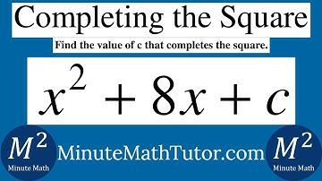 x^2+8x+c | Find the value of c that completes the square.