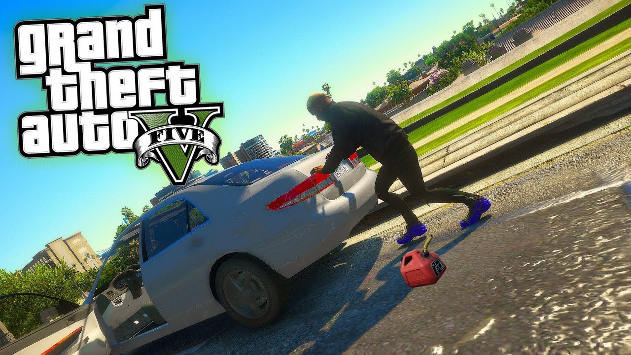 GTA 5 Real Hood Life #2 Дважды кончался бензин во время ловушки (уморительно смотреть до самого к...