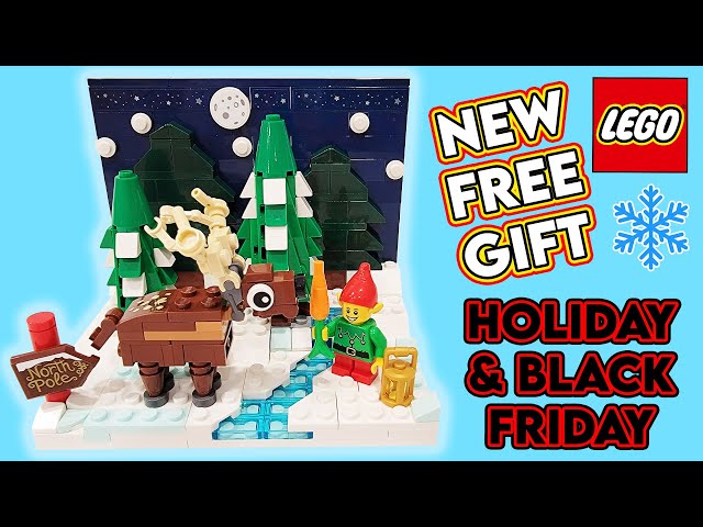LEGO Holiday Black Friday 2021 Gift with Purchase 40484 Santa's Front Yard  [Review] - The Brothers Brick