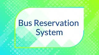 Bus Reservation System (English)