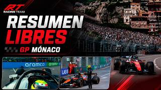 🚨 ¡LIBRES GP MÓNACO! CHECO SIGUE MEJORANDO 🔥DOMINIO ABSOLUTO de FERRARI 🧐 MCLAREN LEJOS 😎 F1
