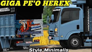 BARU.!?_MOD TRUK GIGA HEREX BUSSID TERBARU|| MOD BUSSID MUKHLAS PO 