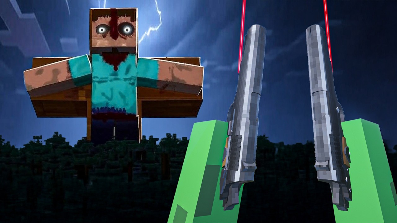 Hunting Minecraft's WORST Mods With World Destroying Guns