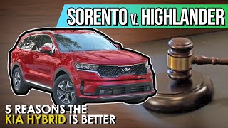 2022 Kia Sorento Hybrid Takes on Toyota Highlander | Price, Safety, MPG