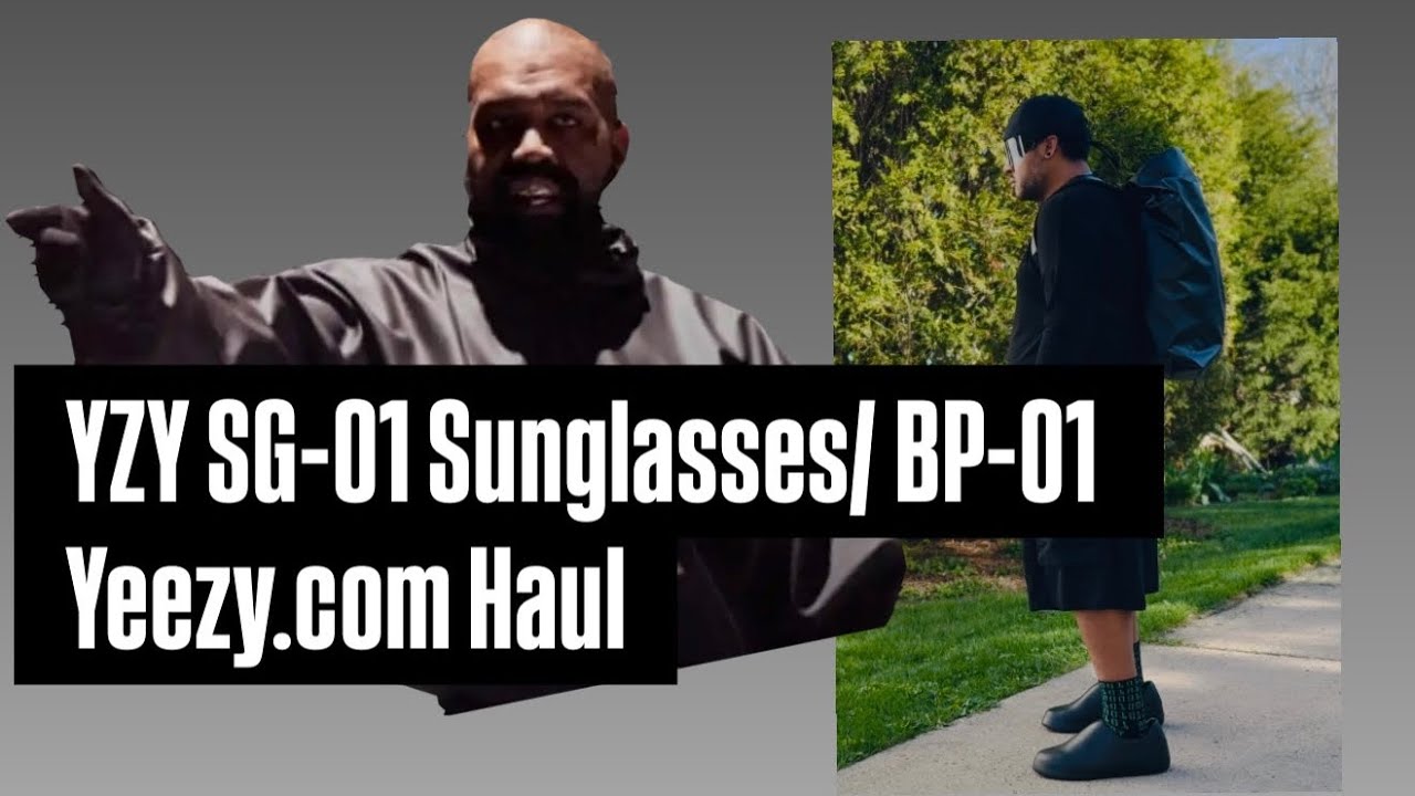 YZY SG-01 Sunglasses/ BP-01 Yeezy.com Haul Review - YouTube