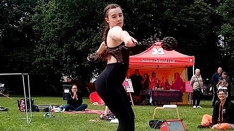 Rope dart performance