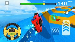 Impossible Crazy Cars Crash Mega Ramp Cars Stunts Drive Racing Master Simulator Android Gameplay 12 screenshot 1