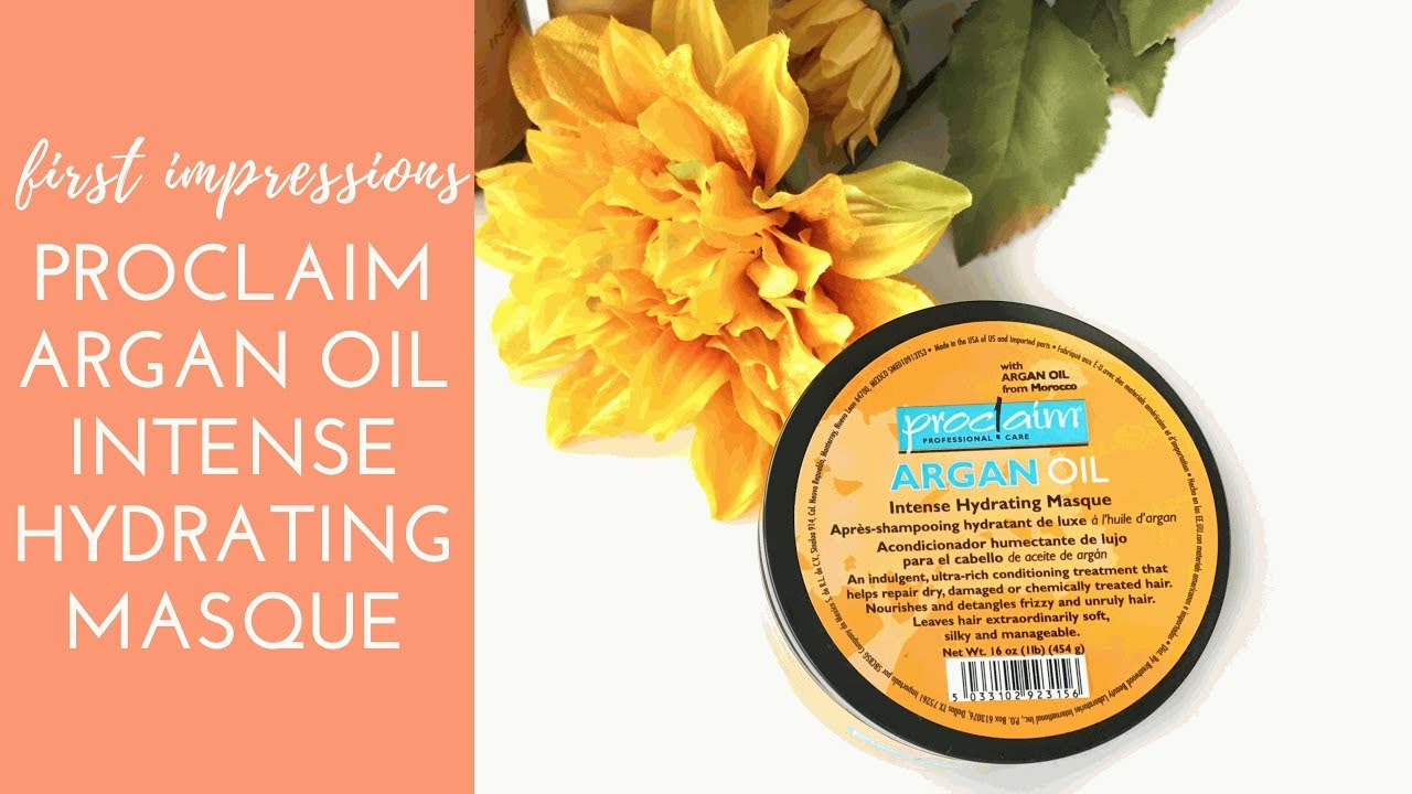 First Impressions Of Proclaim Argan Oil Intense Hydrating Masque