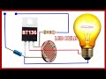 easy to make 220volt bulb automatic on/of light using bt136... LDR switch light cricuit