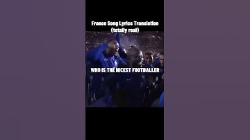 Thumbnail of France song Lyrics - English translation ✨🎧