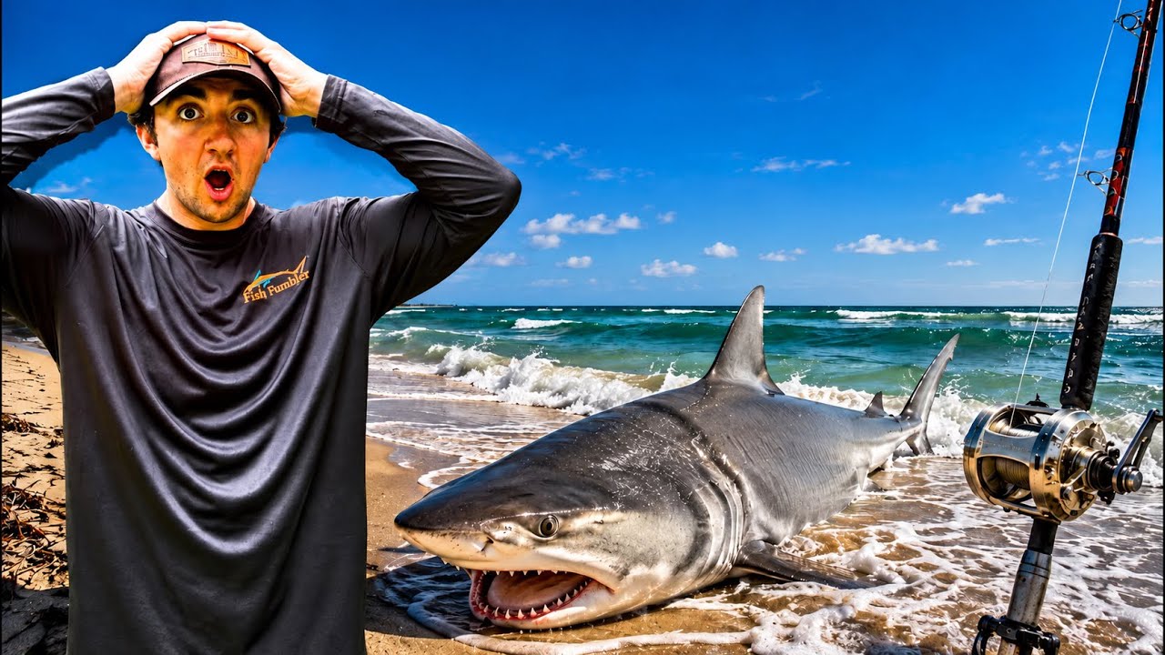 I Spent 5 Days Shark Fishing On The Beach - YouTube