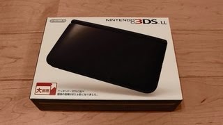 Nintendo 3DS LL (Black) 開封