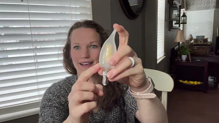 Review of E12 LED Chandelier Light Bulb-AMDTU 5000k Daylight Bright Frosted Candelabra LED Light