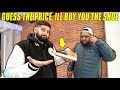 GUESS THE PRICE, I'LL BUY YOU THE SNEAKER CHALLENGE!!