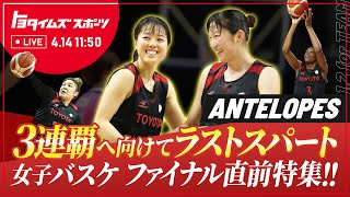 アンテロープス Wリーグ3連覇へ向けてラストスパート！プレーオフ ファイナル直前特集！｜トヨタイムズスポーツ