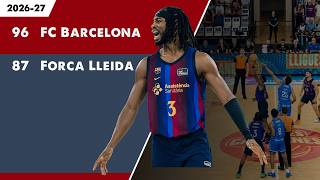 🔥Barça Wins 26th Lliga Catalana Title! | Joel Parra & Justin Robinson Lead 96-87 Comeback Highlights