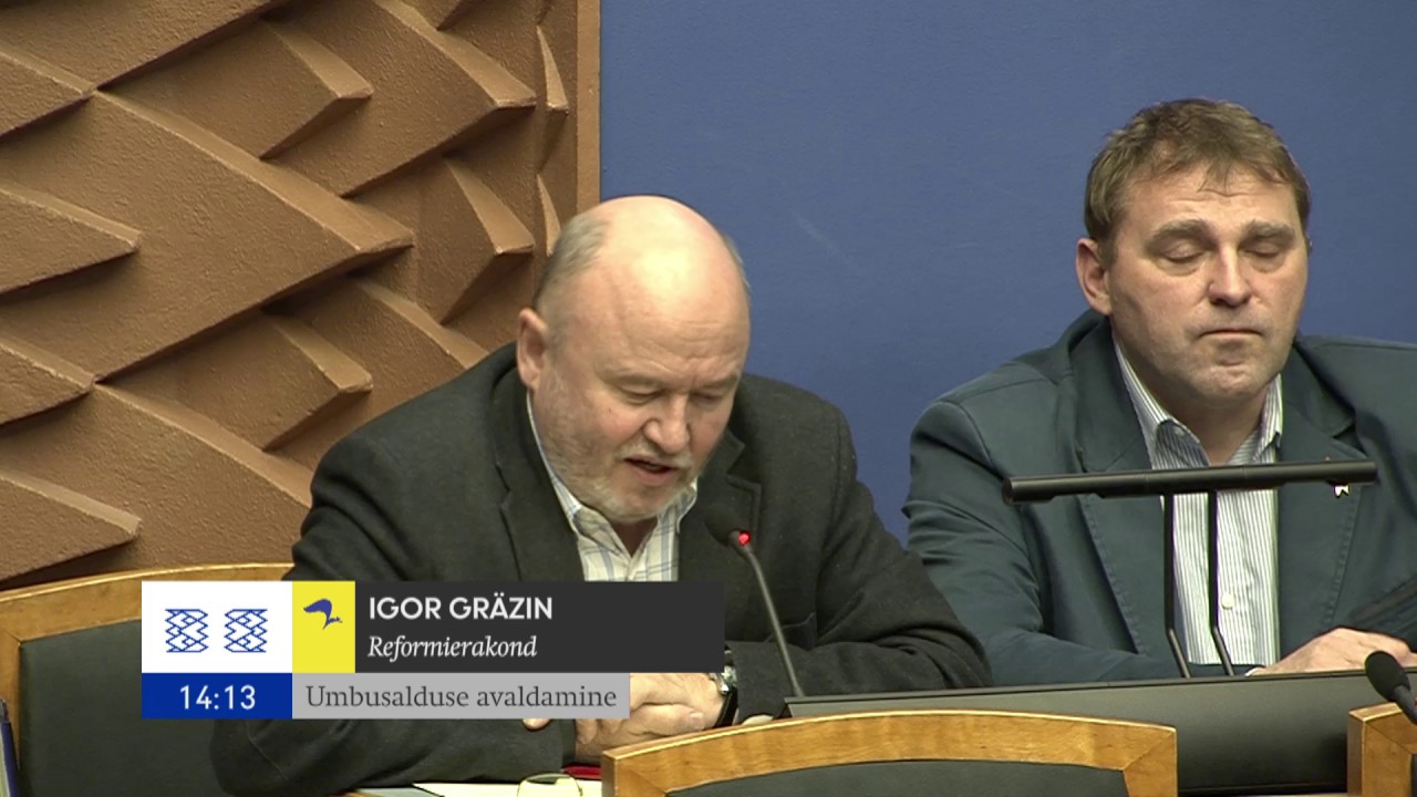 Riigikogu istung, 9. november 2016