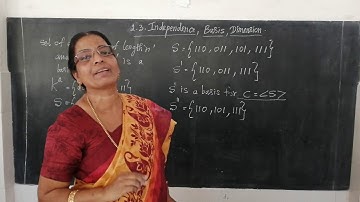 2.3 Dimension of a Code and its dual code